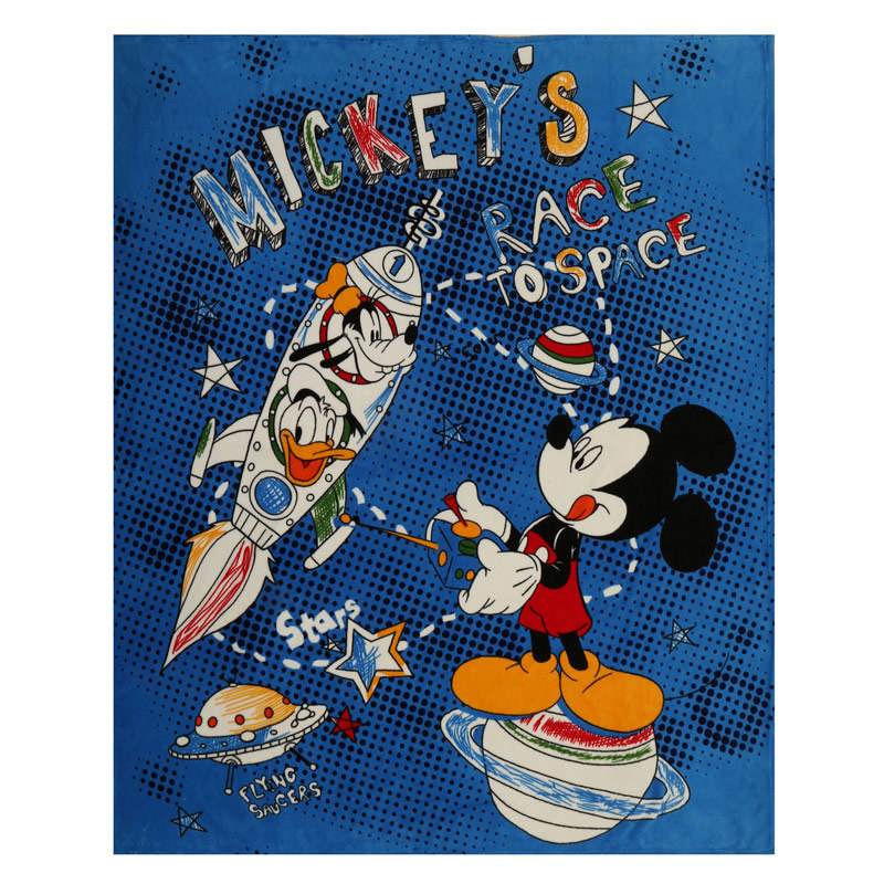 Mickey's Race Polar Fleece Blanket