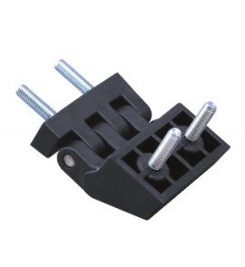 Flat Hinge with Threaded Stud N400106