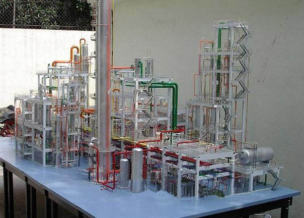 Plan Model, Industrial Model Making, 3D Model Industrial, Demonstrational Model