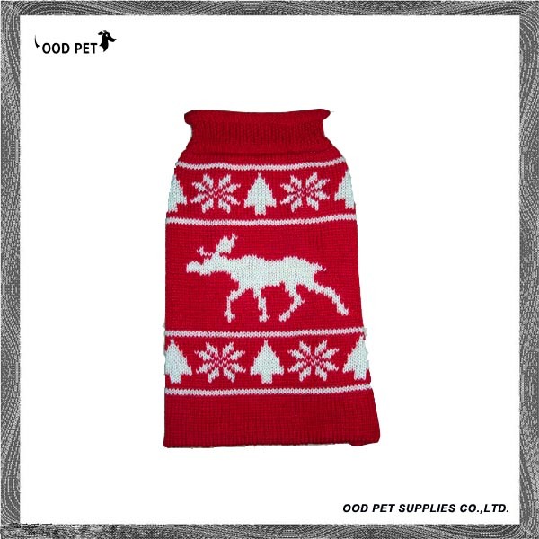 Moose Christmas Pet Apparel Dog Sweater (SPS9035)