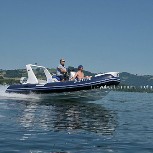 Liya 17ft PVC/Hypalon Inflatable Boat Fiberglass Hull Boat