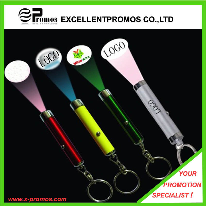LED Projection Torch, Keyring Torch for Promotion (EP-T9154)