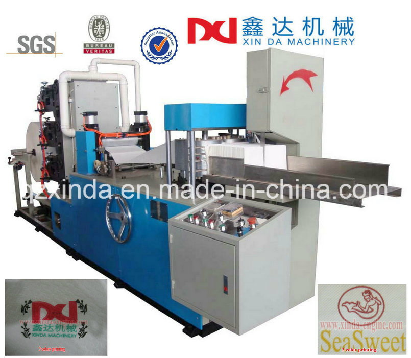 Square Folding Embossing Napkin Tissue Paper Machine