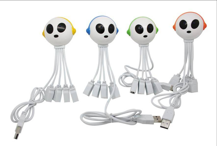 Alien Shape 4 Port USB Hub