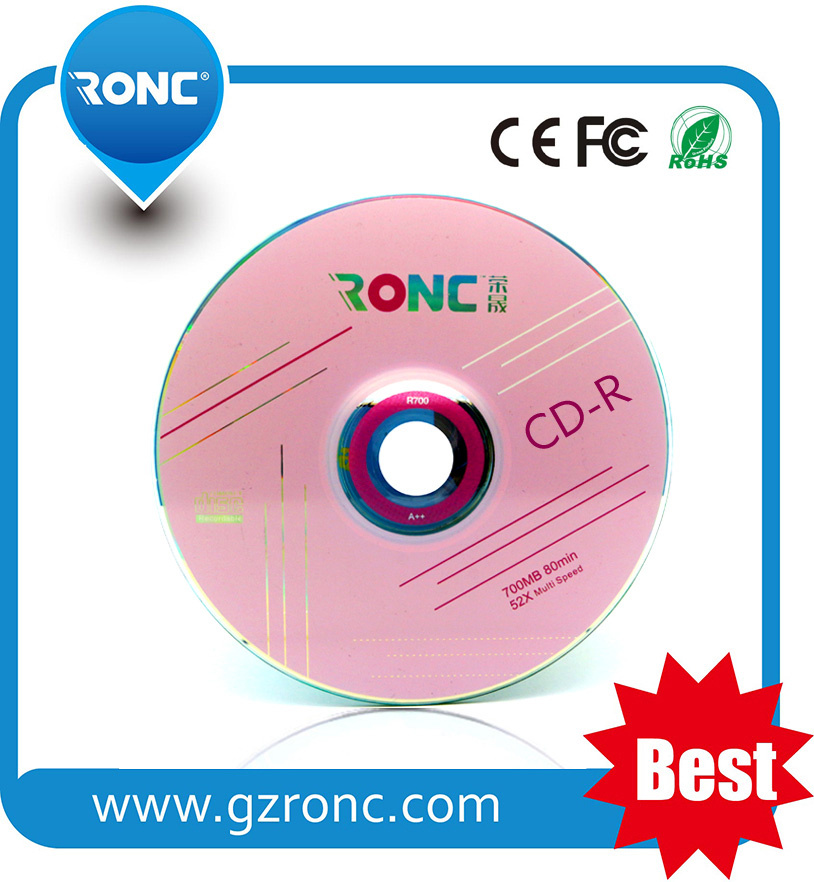 Factory Sale Blank CD-R 700MB 52X with Virgin Material