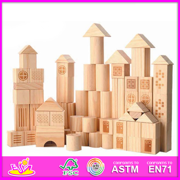 2014 New Kids Wooden Building Block, Popular Children Play Building Block, Hot Sale Preschool Building Block Set Toy W13e023