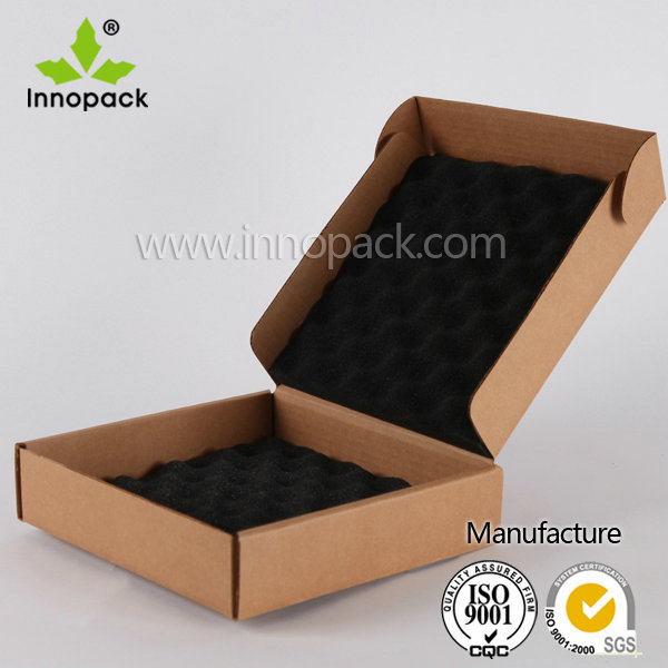 Clear American Cardboard Paper Box with Sponge Insert