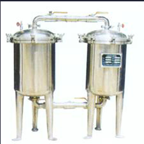 Food Grade Sanitary Stainless Steel Double Barrel Filter