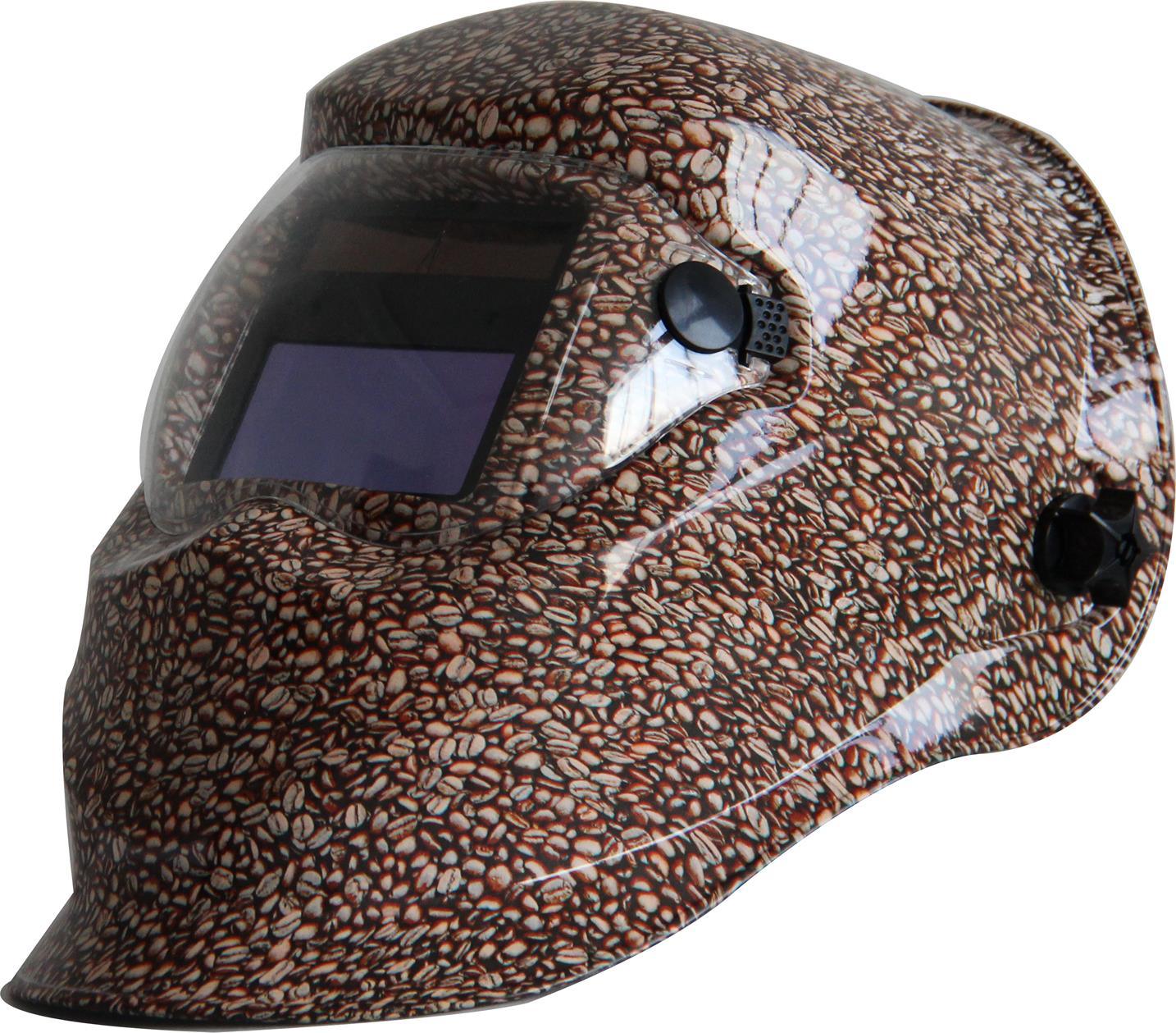 Coffee Solar Power Auto Darken Welding Helmet