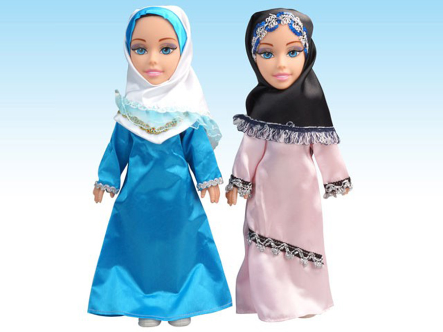 2015 New Plastic Muslim Baby Doll with Arabic IC