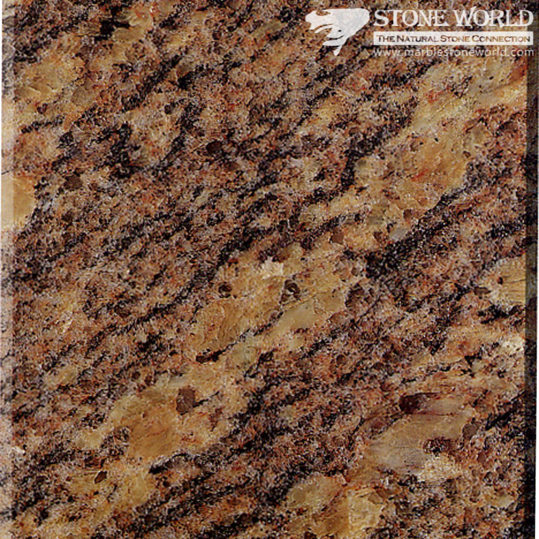 Polished Giallo California Granite for Countertops & Vanities (MT034)