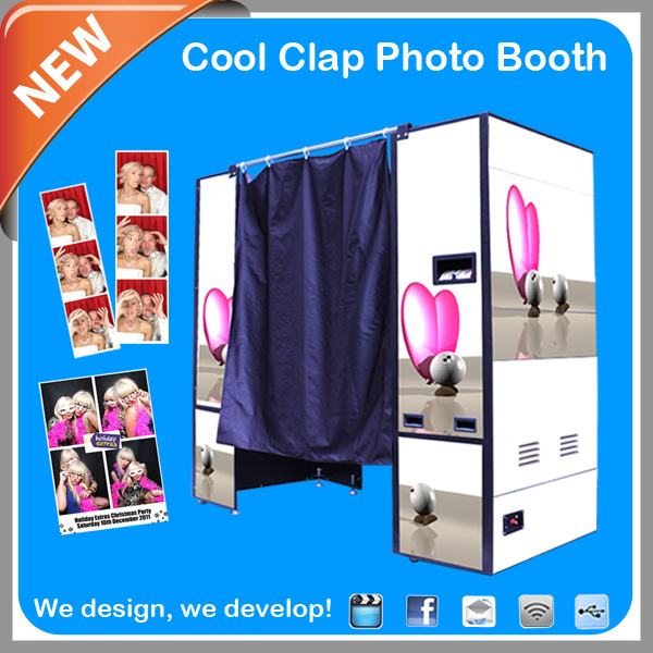 Hottest Touch Screen Photo Sticker Booth Machine (CS-16)