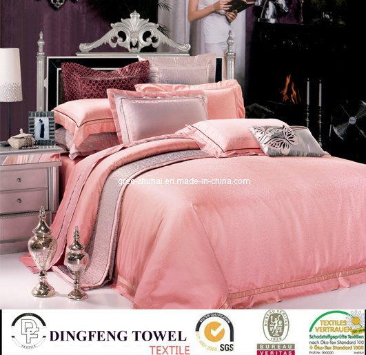 Fashion Poly-Cotton Jacquard & Embroidery Bedding Set Bed Linen