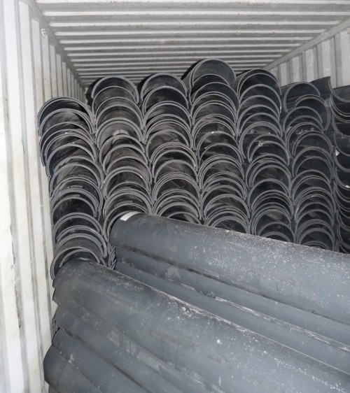 Plastic Half Pipe PVC Material