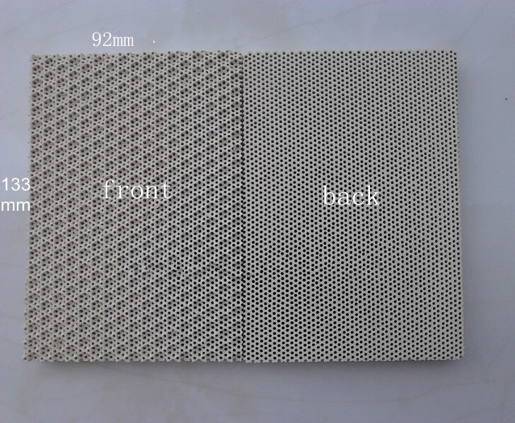 Honeycomb Ceramic Filter Infrared Ceramic Plate for Gas Heater