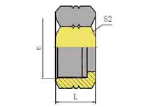 Metric 74 Cone Flared Nut GB/T 5647