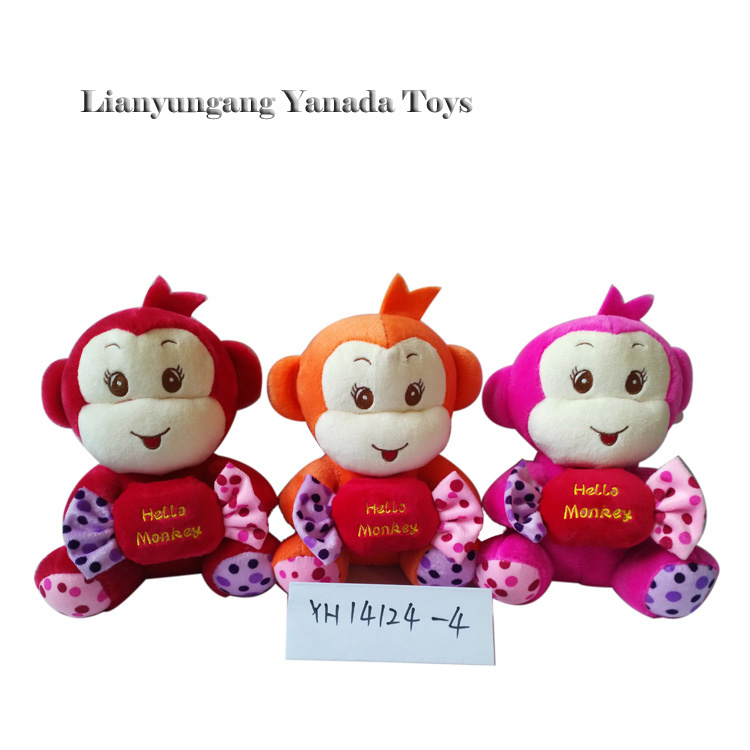 Best Selling Different Size Multi Color Plush Soft Monkey Toys