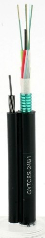 Gytc8s 24 Cores Self-Supporting Optical Fiber Cable Factory