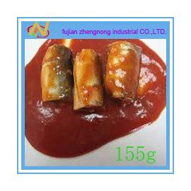 Net Weight 155g Canned Mackerel in Tomato Sauce (ZNMT0026)