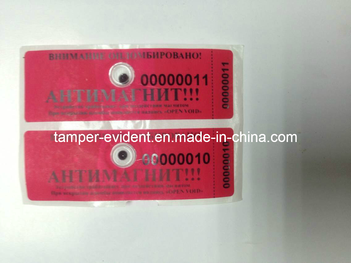 Anti Tamper Evident Sticker Label (zx526)