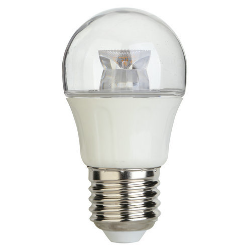 Transparent Cover, B45 LED Bulb Light, Light Guide Rod, Wide Angle, 4W, Cool Light