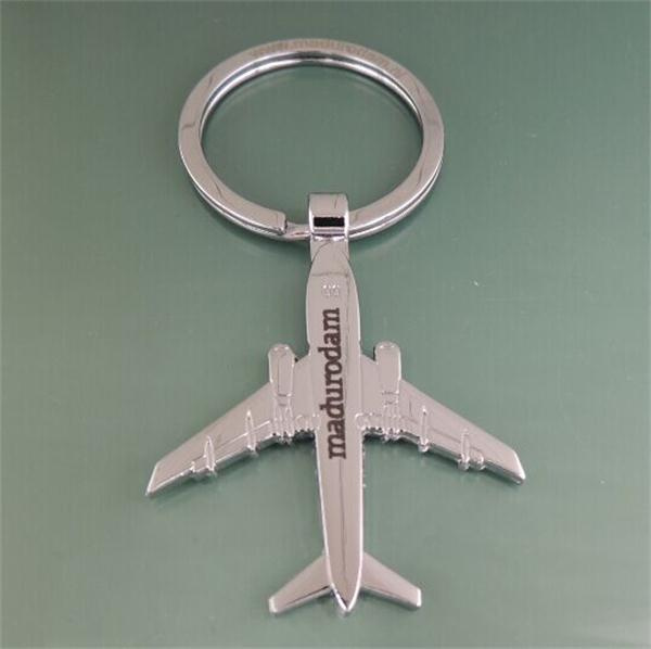 Customized Metal Airplane Key Chain with Keyring (KC-222)