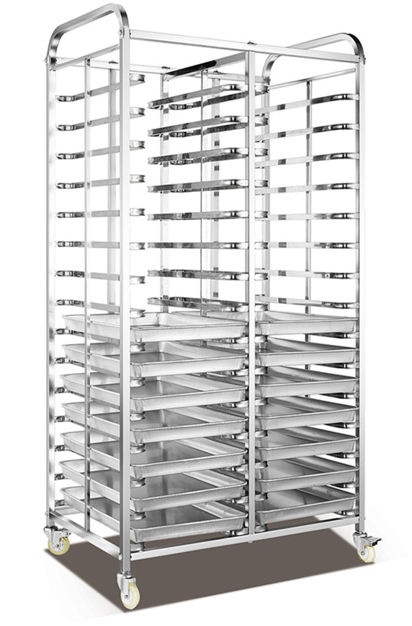 Double Rack Bread Shelf Trolley (30F)