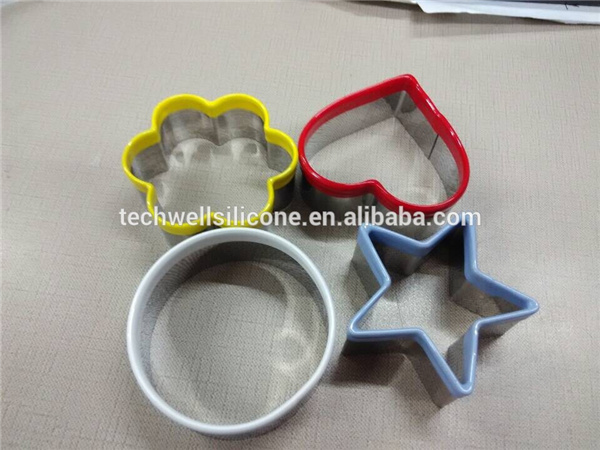 New Products Unique Stainless Steel Cookie Cutter with PVC Rim