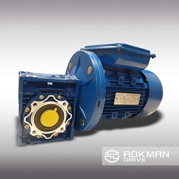 90 Degree RV Series Worm Drive Transmission Gearbox for Motor