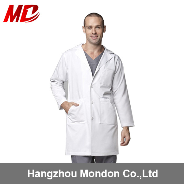 High Quality Hospital Uniforms /White Unisex Lab Coat