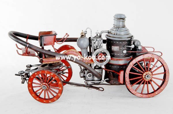 Metal Craft (Antique Continental Steam Fire Engine Models) (Jlf518br)
