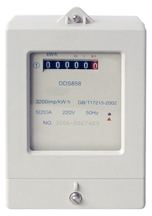 Single Phase Electronic Kilowatt Hour Meter (DTS858)