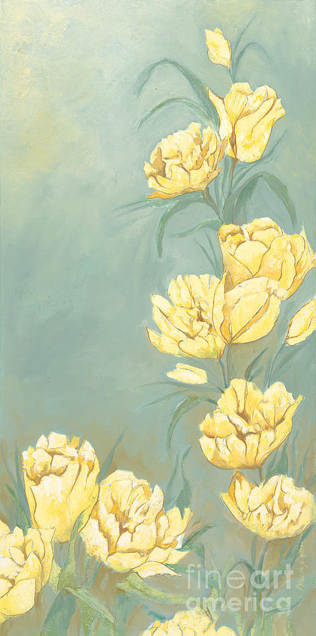 Yellow Flower Painting on Canvas High Quality Fine Art for Sale (LH409000)