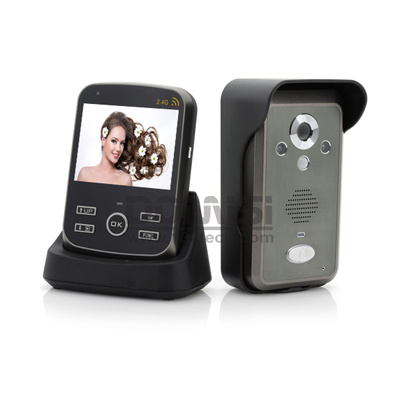 3.5 Inch Vidoe Interom System with PIR Sensor to Detect Human Boday Movement