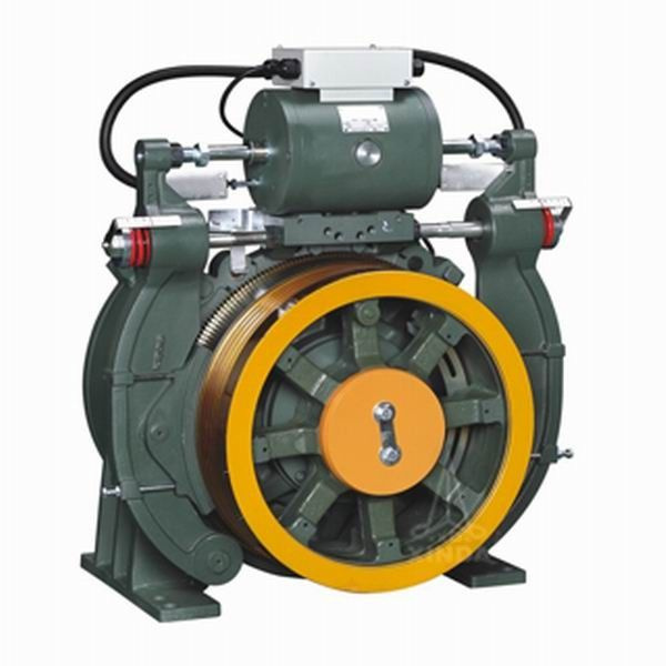 Single Wrap Gearless Traction Machine for Elevator, 80m 2.0m/S Wyj250