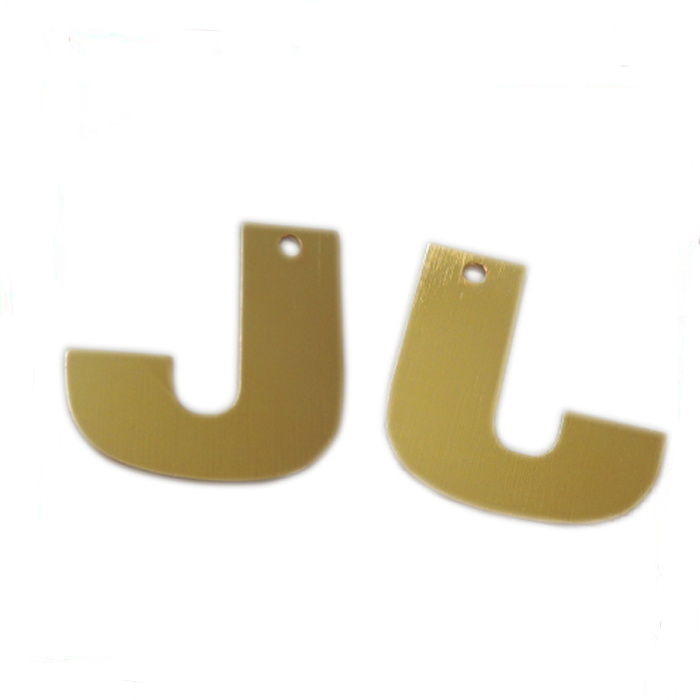 J Letter Shaped Key Chains