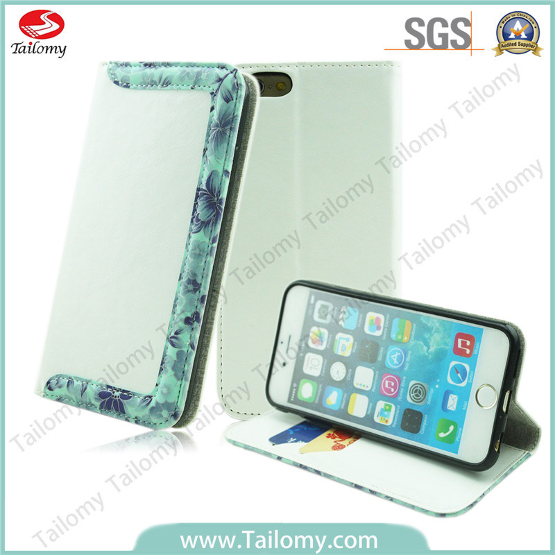 Hot Selling Wallet Case for iPhone 5, Crown Pouch with TPU Cover Stand