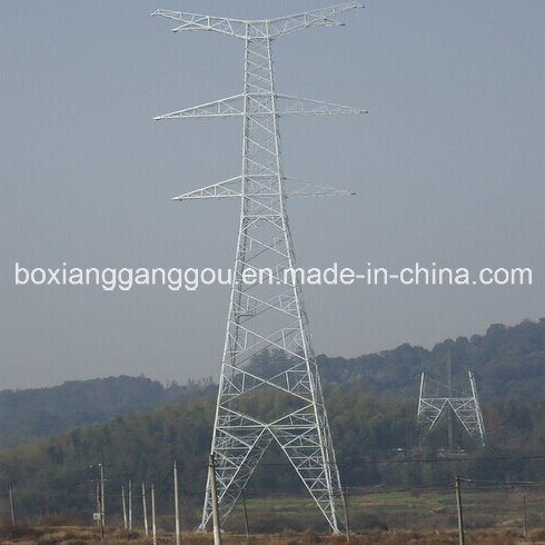 138kv Suspension Tower for Power Transmission and Distribution