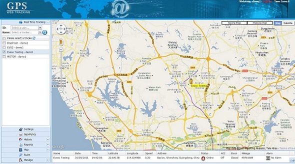 Web-Based Real Time GPS Tracking Software Without Service Charge
