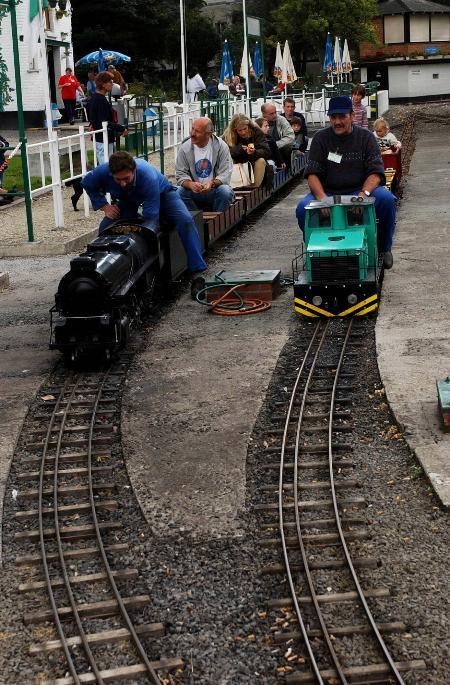Kid Fun Train With Railway