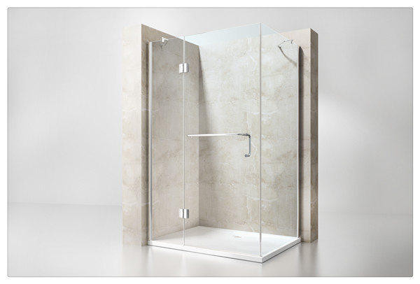 Simple Style Square Hinge Shower Enclosure