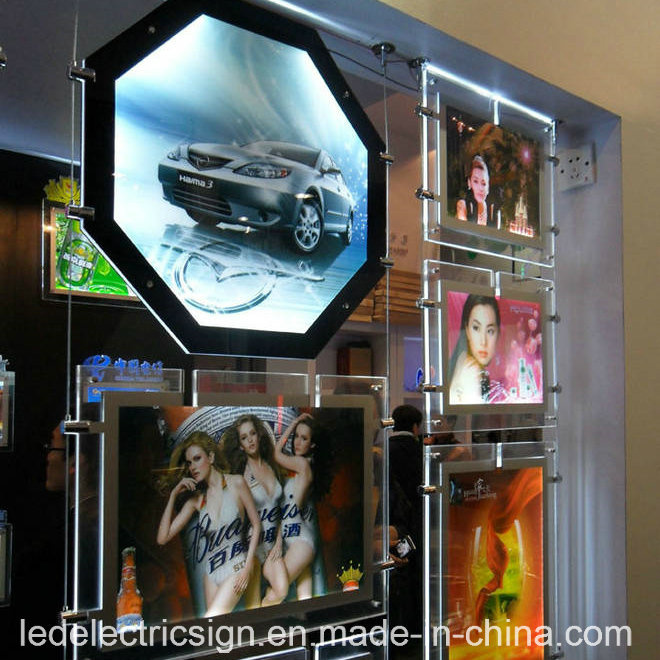 Ultra Slim Window Display Crystal Light Box