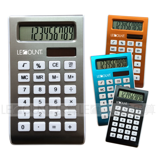 10 Digits Aluminium and ABS Dual Power Handheld Calculator (LC528B)