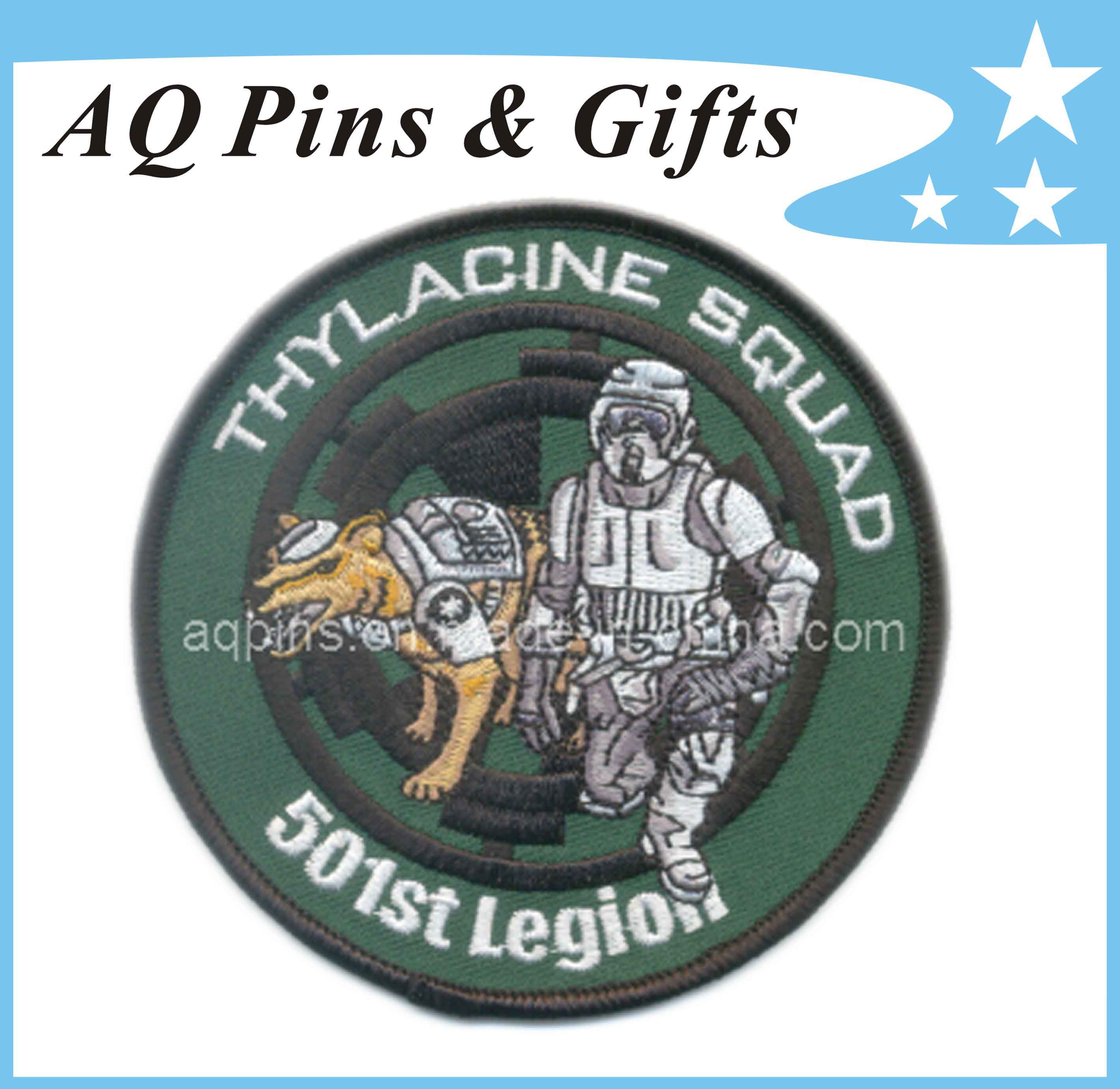 Custom Embroidery Badge in Merrow Edge