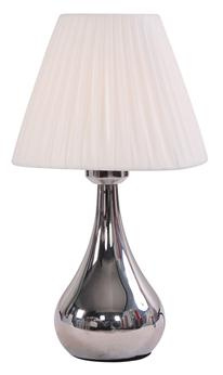 Table Lamp with Chrome Base