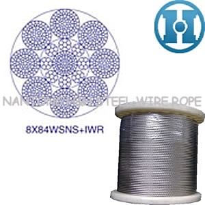 Point Line Contacted Steel Wire Rope 8X84wsns+Iwr