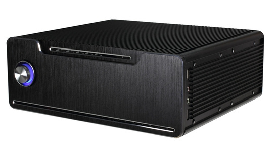 Black Aluminum Mini Itx Case with 250W PSU (E-K5I)