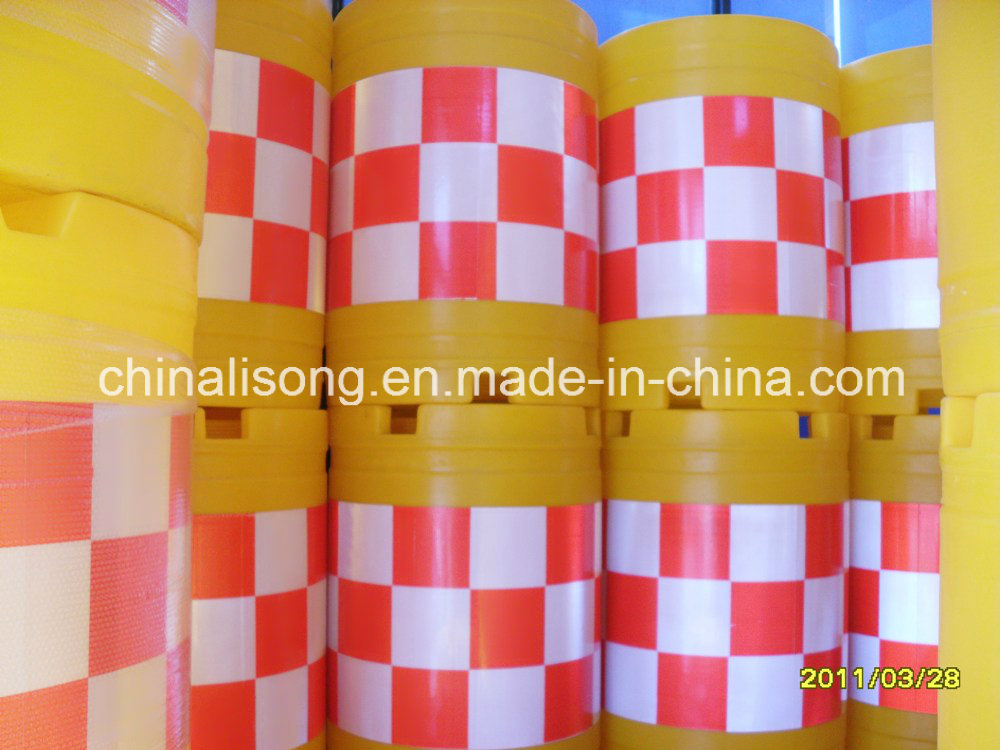 Plastic Warning Marking Barrel with Reflective Warning Marking Barrel