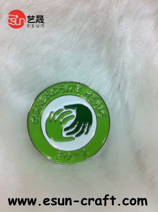 Promotion Fashion Enamel PVC School Badge