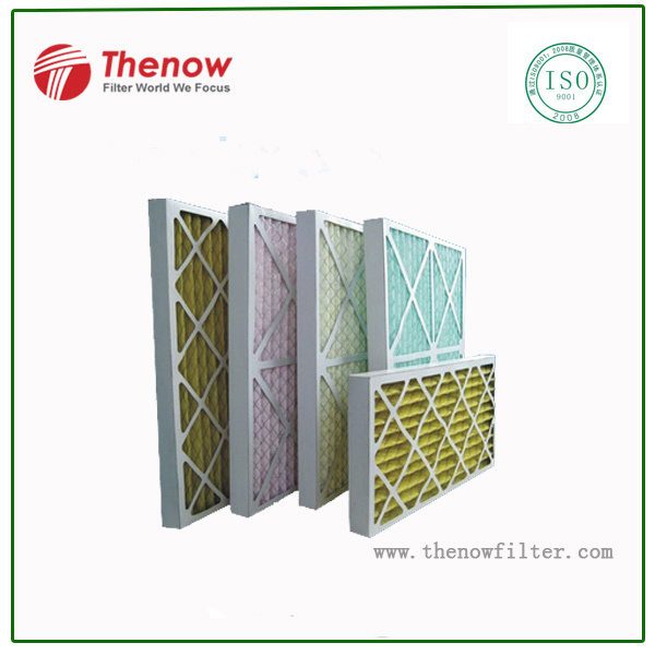 Primary Efficiency Pleated Type Panel Filters/Air Filter